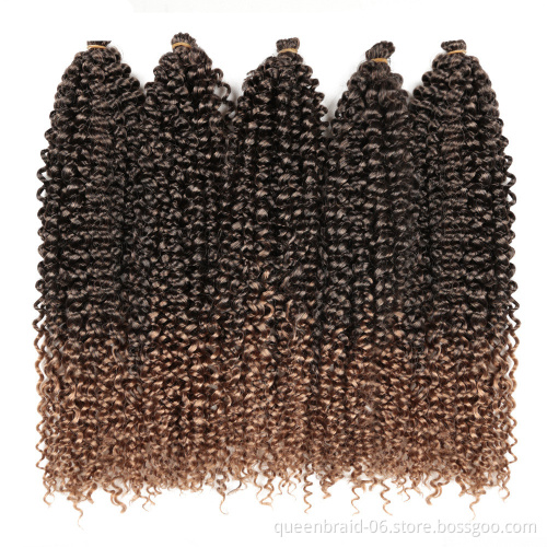 Braids Synthetic Crochet Hair Ombre Water Wave Bundles Braiding Hair Extensions passion twist hair